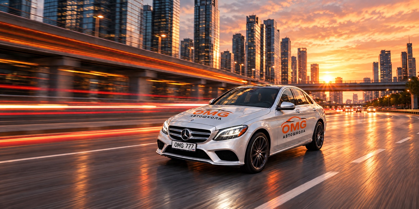 Учебный Mercedes автошколы OMG